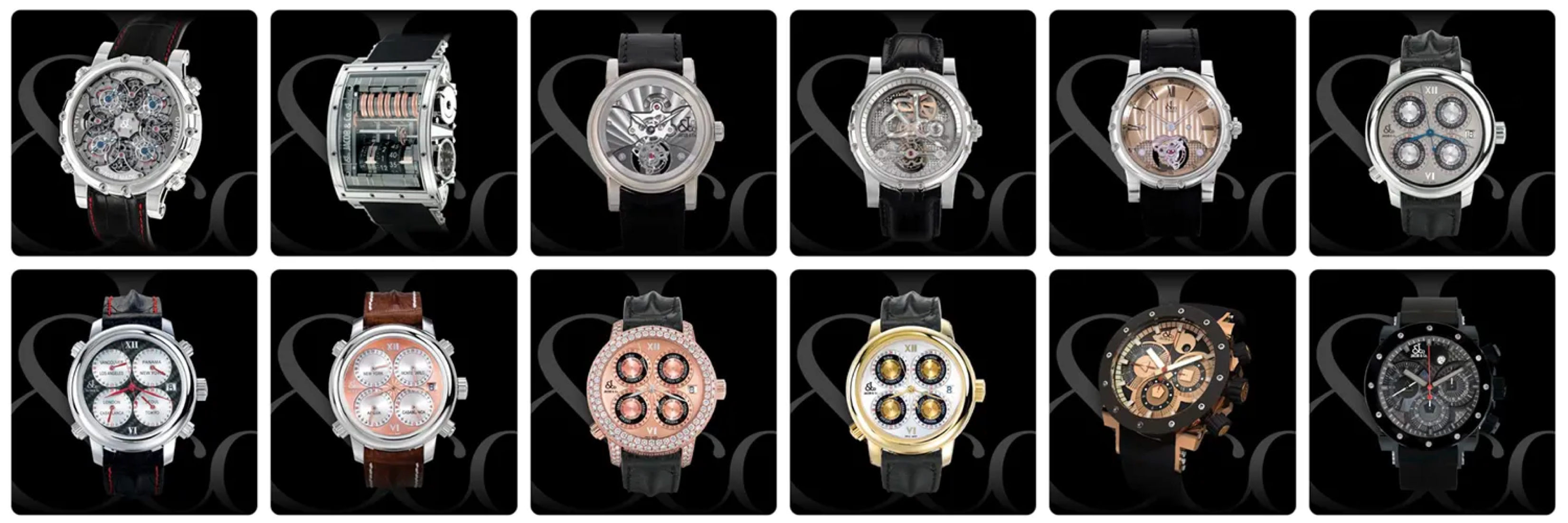 Jacob & Co watch collection presented within Swiss Packaging exhibition environment at Baselworld luxury trade show