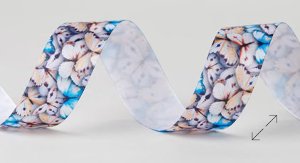 Exclusive Printed Luxury Ribbon by Swiss Packaging