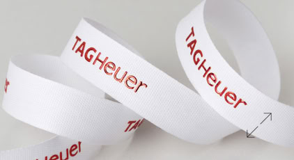 Exclusive Tag Heuer Engraved Luxury Ribbon | Swiss Packaging