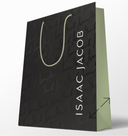 Isaac Jacob Luxury Shopping Bags by Swiss Packaging