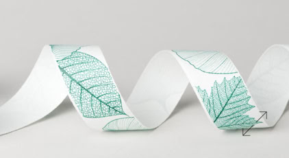 Tencel Enviromentally sustainable Ribbon by Swiss Packaging