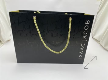 Luxury Shopping Bags by Swiss Packaging for Isaac Jacob Diamonds of NYC