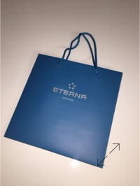 Eterna Watch Luxury Shopping Bags by Swiss Packaging of New York and Switzerland