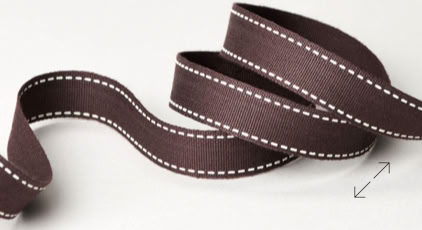 Exclusive Engraved Cotton Herems Luxury Ribbon | Swiss Packaging