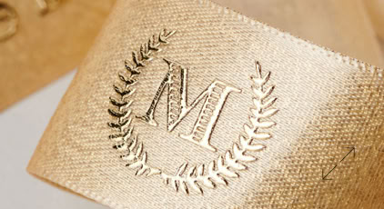 Exclusive Engraved Luxury Satin Ribbon | Swiss Packaging