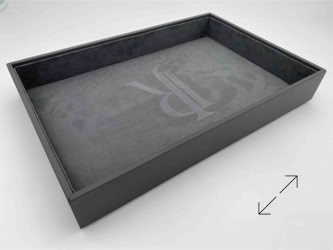 Judith Ripka Trade show jewelry Trays  by Swiss Packaging