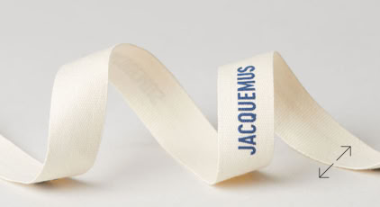 Exclusive Cotton Engraved Luxury Ribbon | Swiss Packaging