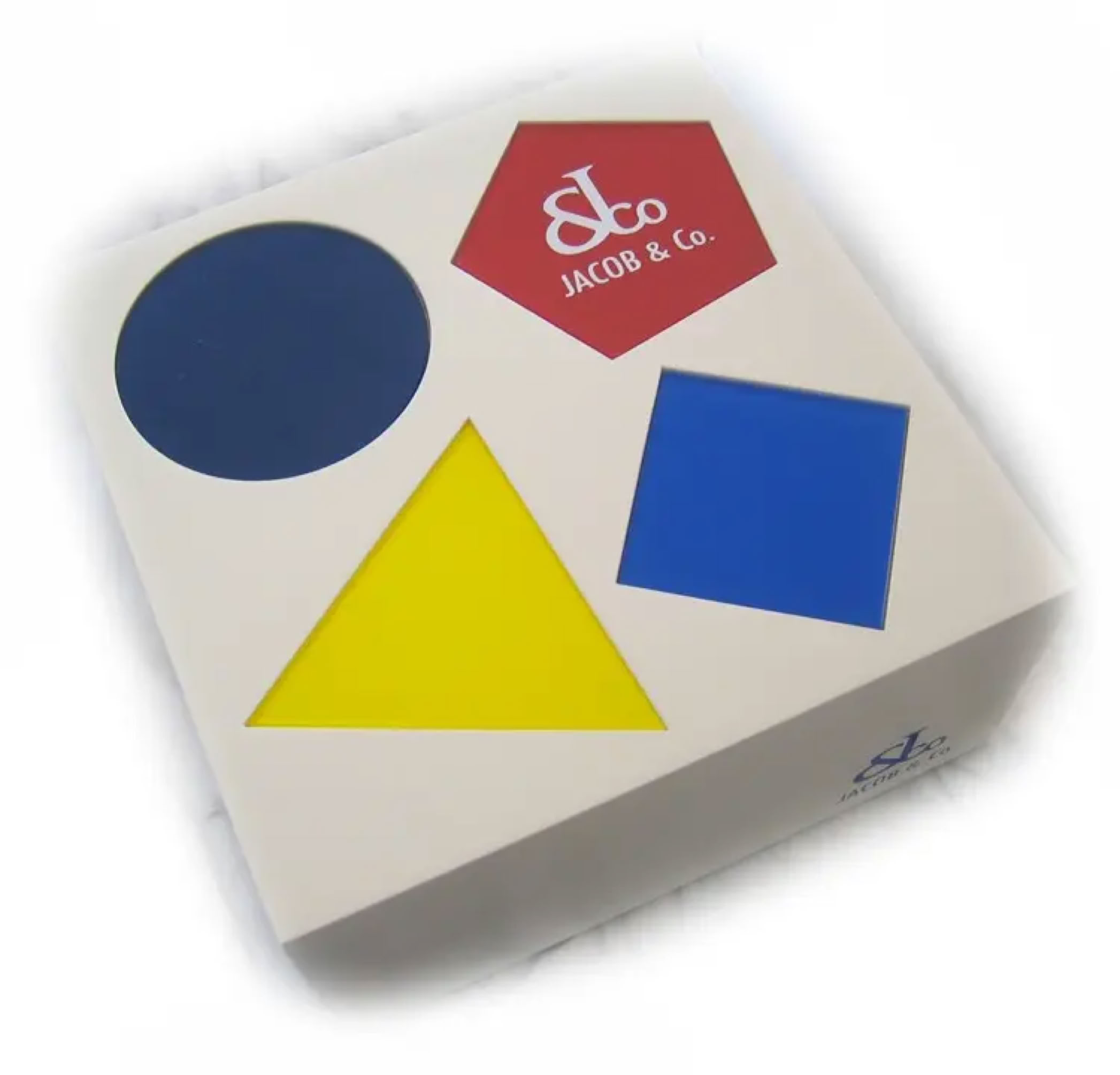 Retail watch box for the Jacob & Co. Five Time Zone collection, produced during the brand’s initial market entry. This phase preceded refinement and alignment with Swiss standards—executed by Swiss Packaging.