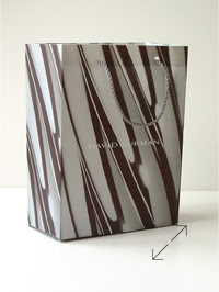 David Yurman translucent Luxury Shopping Bags by Swiss Packaging