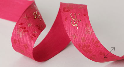 Exclusive Satin Engraved Luxury Ribbon | Swiss Packaging