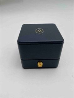 Leather Jewelry Box with Custom Lock by Swiss Packaging
