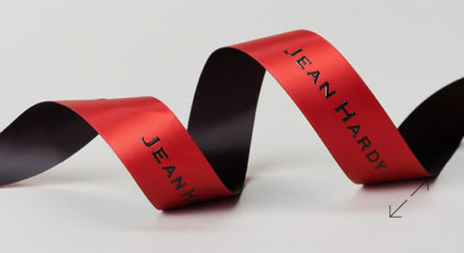 Exclusive Duo-Color Satin Printed Luxury Ribbon | Swiss Packaging