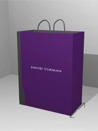 David Yurman Luxury Shopping Bag design by Swiss Packaging