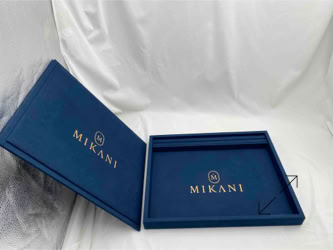 Swiss Packaging stacking storage and presentation trays and Luxury Displays for Mikani