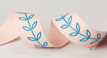 Exclusive Cotton Engraved Luxury Ribbon | Swiss Packaging