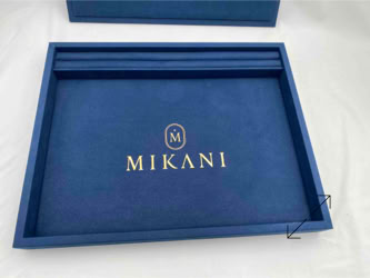 Swiss Packaging stacking storage and presentation trays and Luxury Displays for Mikani