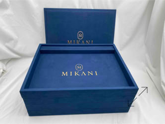 Swiss Packaging stacking storage and presentation trays and Luxury Displays for Mikani