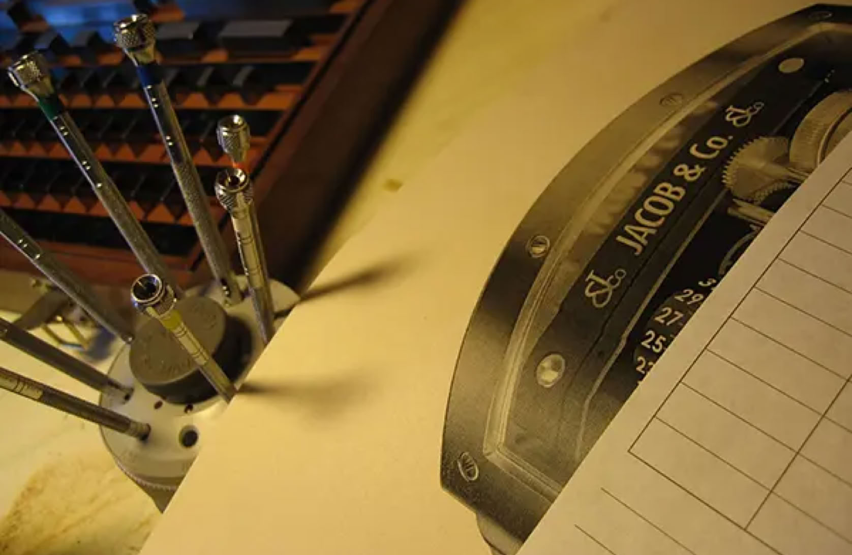 Technical development of unique tourbillon and components, reflecting the detailed engineering and design refinement behind the finished product.
