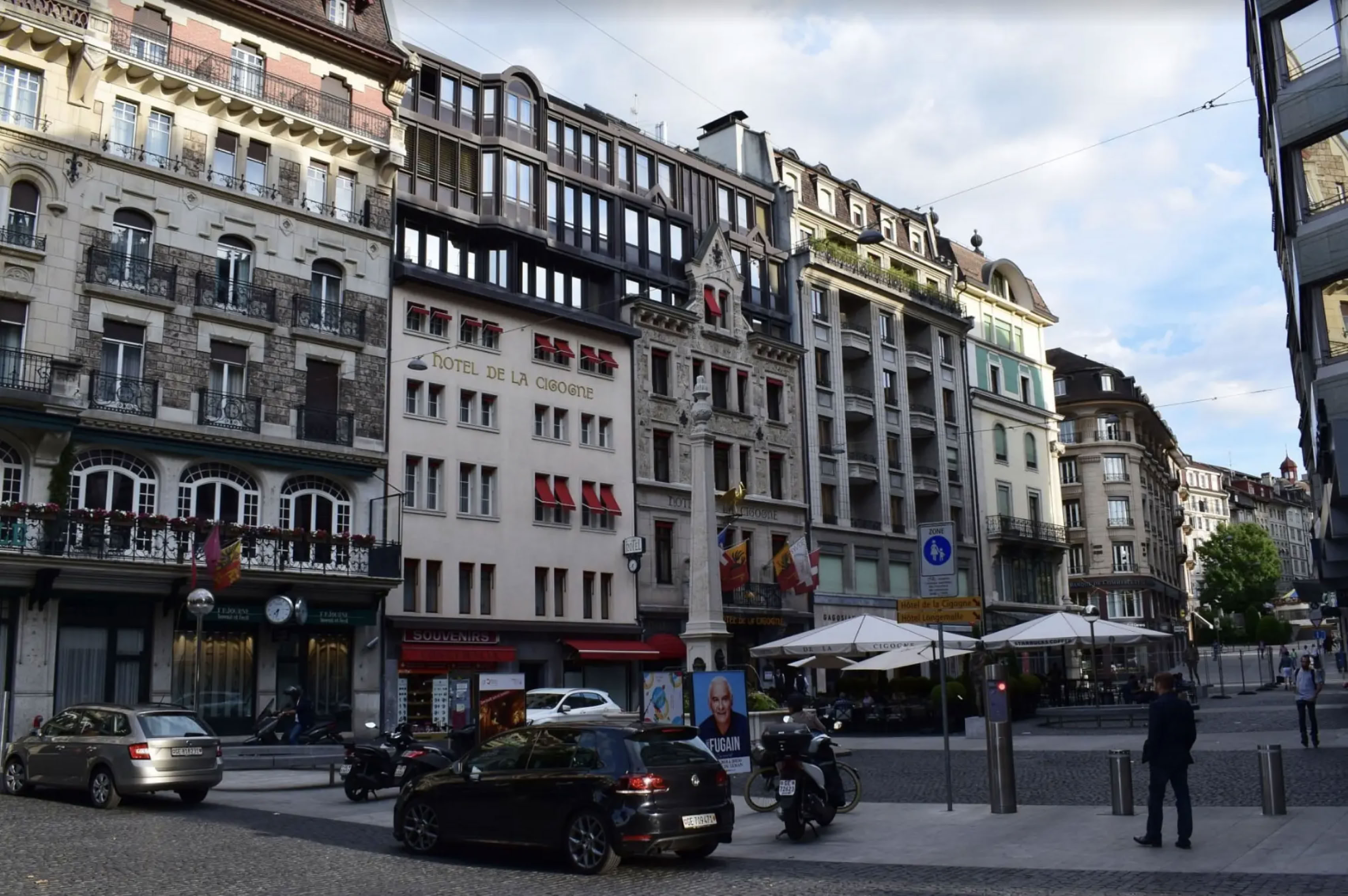 Rue du Rhône in Geneva, Switzerland—one of the world’s leading luxury retail streets. Swiss Packaging established Jacob & Co.’s first Swiss address here, positioning the brand within the Swiss watchmaking ecosystem and luxury retail network.